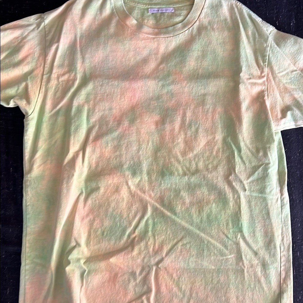 John Elliott — Tie-Dye T-Shirt in Pastel Shades